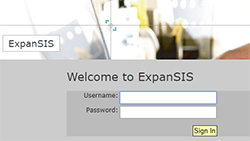 ExpanSIS Webpage